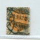 DINAMARCA 1875 Yv. 29B ESTAMPILLA USADA 85 EUROS