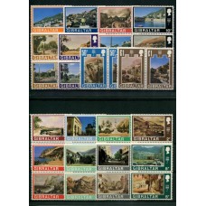 COLONIAS INGLESAS GIBRALTAR 1971 Yv. 239/70 SERIE COMPLETA DE ESTAMPILLAS MINT SON 32 SELLOS 50 EUROS