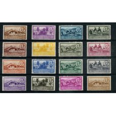 COLONIAS ESPAÑOLAS AFRICA OCCIDENTAL 1950 Yv. 2/18 SERIE COMPLETA DE ESTAMPILLAS NUEVAS FAUNA 55 EUROS