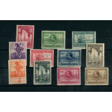 COLONIAS ESPAÑOLAS FERNANDO PO 1929 Yv. 160/70 SERIE COMPLETA DE ESTAMPILLAS MINT !! BARCOS RARA 110 EUROS