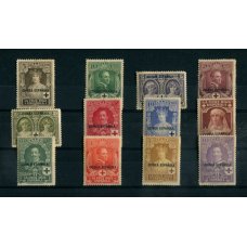 COLONIAS ESPAÑOLAS GUINEA 1926 Yv. 210/21 SERIE COMPLETA DE ESTAMPILLAS NUEVAS CON GOMA 45 EUROS CRUZ ROJA