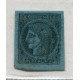 ARGENTINA 1856 GJ 1c CORRIENTES VARIEDAD IMPRESION ACEITOSA CON AMPLIOS MARGENES TIPO 8 DE LA PLANCHA U$ 90