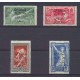 COLONIAS FRANCESAS LIBANO 1924 Yv. 45/8 SERIE COMPLETA DE ESTAMPILLAS NUEVAS CON GOMA OLIMPIADAS DEPORTES 140 EUROS RARA HERMOSA CALIDAD