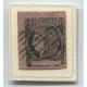 ARGENTINA 1874 GJ 8A CORRIENTES ESTAMPILLA COLOR LILA ROSA USADO POSTAL TIPO 8 DE LA PLANCHA, RARA U$ 120