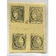 ARGENTINA 1867 GJ 6t CORRIENTES CUADRO TETE-BECHE NUEVO TIPO 7,8, 6 y 5 DE LA PLANCHA U$ 110+