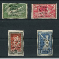 COLONIAS FRANCESAS GRAND LIBAN 1924 SERIE COMPLETA DE ESTAMPILLAS NUEVAS CON GOMA MUY BUENA CALIDAD DEPORTES OLIMPICOS 140 EUROS