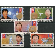 DEPORTES COREA SERIE COMPLETA DE ESTAMPILLAS MINT