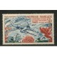 POLINESIA 1965 AEREO 14 ESTAMPILLA COMPLETA MINT FAUNA MARINA PECES 104 EUROS