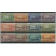 COLONIAS FRANCESAS NUEVAS HEBRIDAS SERIE COMPLETA MINT RESELLADA FRANCIA LIBRE, RARA