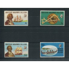 COLONIAS INGLESAS SOLOMON Yv. 209/17 SERIE COMPLETA DE ESTAMPILLAS NUEVAS MINT BARCOS