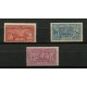 COLONIAS FRANCESAS St. PIERRE et MIQUELON 1930 Yv. 129/31 BARCOS SERIE COMPLETA DE ESTAMPILLAS NUEVAS CON GOMA 74 EUROS