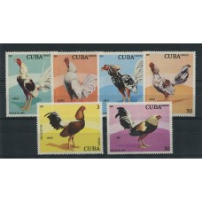 CUBA 1981 Yv. 2268/73 SERIE COMPLETA DE ESTAMPILLAS MINT FAUNA AVES