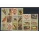 CUBA 1962 Yv. 642/56 SERIE COMPLETA DE ESTAMPILLAS MINT REPTIPLES INSECTOS FAUNA SALVAJE, RARA 28,50 EUROS