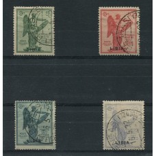 COLONIAS ITALIANAS LIBIA 1922 SERIE COMPLETA USADA SASSONE 35 EUROS