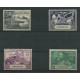 COLONIAS INGLESAS BERMUDA 1949 SERIE COMPLETA DE ESTAMPILLAS NUEVAS CON GOMA