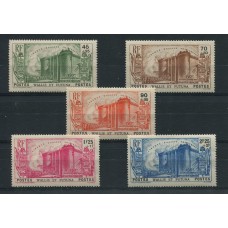 COLONIAS FRANCESAS WALLIS ET FUTUNA 1939 Yv. 72/6 SERIE COMPLETA DE ESTAMPILLAS NUEVAS CON GOMA 92,50 EUROS