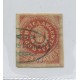 ARGENTINA 1864 GJ 15 ESTAMPILLA ESCUDITO "C" ESTRECHA CON MATASELLO PASO DE LOS LIBRES, CON SELLO DE GARANTIA DE VICTOR KNEITSHEL U$ 33