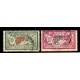 FRANCIA 1925  Yv. 207 y 208 ESTAMPILLAS USADAS 57 EUROS