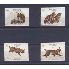 PORTUGAL SERIE COMPLETA MINT FAUNA FELINOS WWF