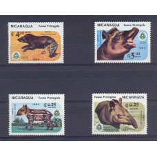 NICARAGUA SERIE COMPLETA MINT FAUNA