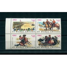 CHILE CABALLOS SERIE COMPLETA NUEVA MINT