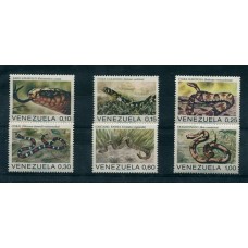 SERPIENTES FAUNA VENEZUELA SERIE COMPLETA DE ESTAMPILLAS MINT