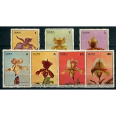 CUBA 1972 Yv. 1556/62 SERIE COMPLETA DE ESTAMPILLAS MINT FLORES