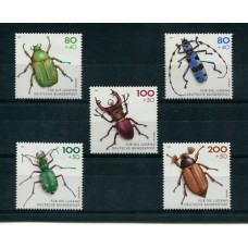 INSECTOS ALEMANIA SERIE COMPLETA DE ESTAMPILLAS MINT