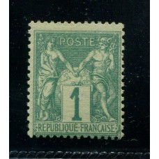 FRANCIA 1876 Yv. 061 MUY BUENA ESTAMPILLA NUEVA SIN GOMA HERMOSA CALIDAD 200 Euros