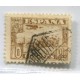 ESPAÑA 1936 Yv. 575B ESTAMPILLA USADA 45 Euros