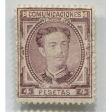 ESPAÑA 1876 Yv. 170 CLASICO ESTAMPILLA NUEVA € 65