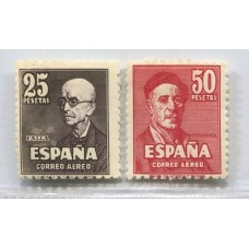 ESPAÑA 1947 Yv. A 236/7  SERIE  AEREA NUEVA   € 190  EDIFIL € 260