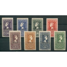 ESPAÑA 1950 Yv. 802/5 + A 242/5 LA SERIE COMPLETA DEL CENTENARIO INCLUIDA LA AEREA TODO NUEVO MINT € 800