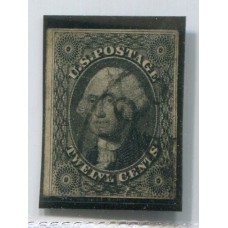ESTADOS UNIDOS Yv. 008 ESTAMPILLA USADA INFIMO ADELGAZAMIENTO MUY BUEN EJEMPLAR 275 EUROS