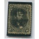 ESTADOS UNIDOS Yv. 028a ESTAMPILLA CON GRILLA USADA BUEN EJEMPLAR 325 EUROS