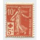 FRANCIA 1914 Yv. 147 ESTAMPILLA NUEVA 40 EUROS