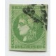 FRANCIA 1870 Yv. 42B ESTAMPILLA USADA, ADELGAZO SOLO VISIBLE AL DORSO MUY BUEN FRENTE 225 Euros