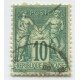 FRANCIA 1876 Yv. 076 MUY BUENA Y RARA ESTAMPILLA USADA DE LUJO 280 EUROS