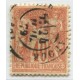 FRANCIA 1876 Yv. 070 MUY LINDA ESTAMPILLA USADA 30 EUROS