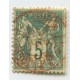 FRANCIA 1876 Yv. 064 MUY BUENA ESTAMPILLA USADA CON MATASELLO ROJO 45 Euros