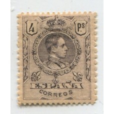 ESPAÑA 1909 YV. 253 ESTAMPILLA NUEVA CON GOMA 115 EUROS