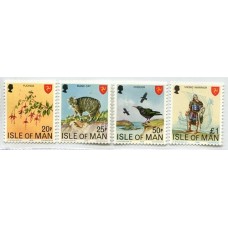 FLORES AVES FAUNA SERIE COMPLETA DE ESTAMPILLAS MINT