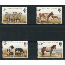 MALVINAS 1981 CABALLOS SERIE COMPLETA DE ESTAMPILLAS MINT