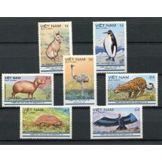 FAUNA VIETNAM SERIE COMPLETA DE ESTAMPILLAS MINT