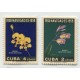 CUBA 1958 Yv. 496/7 SERIE COMPLETA DE ESTAMPILLAS MINT FLORES