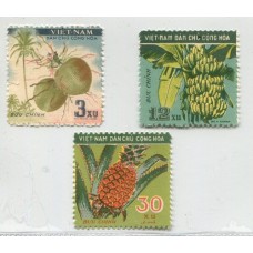 VIETNAM FRUTAS SERIE COMPLETA DE ESTAMPILLAS MINT