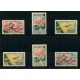 GABON FLORES SERIE COMPLETA DE ESTAMPILLAS MINT