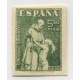 ESPAÑA 1946 Yv. AEREO 234a ESTAMPILLA MINT 30 EUROS VARIEDAD SIN DENTAR RARA