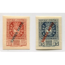 ESPAÑA 1936 Yv. AEREO 111/2 ESTAMPILLAS NUEVAS MINT !!!, SERIE COMPLETA MUY RARAS € 550 EDIFIL € 680