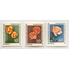 FLORES SERIE COMPLETA DE ESTAMPILLAS MINT ALEMANIA DDR